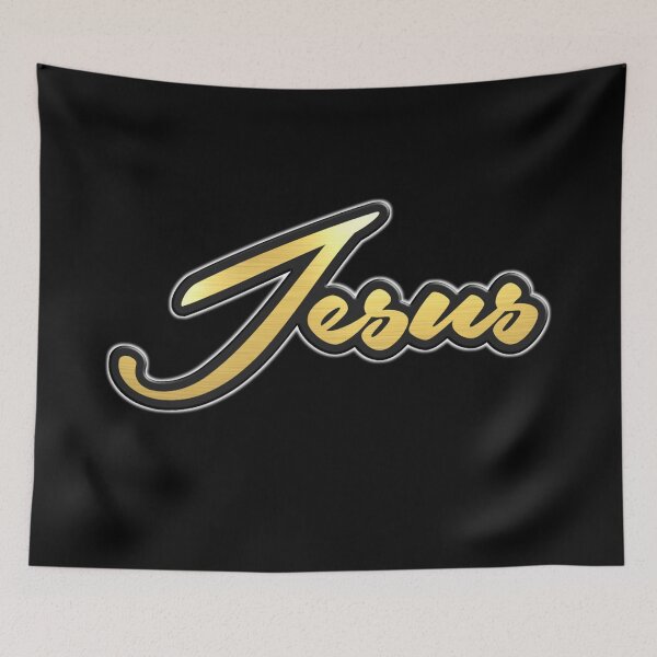 Item preview, Shiny black and Gold JESUS word ver4 designed and sold by smARTwork.