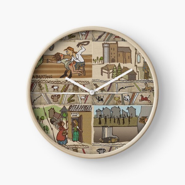Item preview, The Gabeaux Tapestry - second half of the 'O' narrative panels 21 to 24 designed and sold by jennyjeffries.