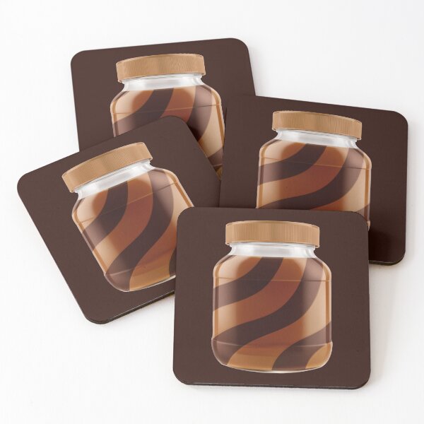 Item preview, Swirly Peanut Butter and Milk Chocolate Spread In A Jar designed and sold by Alicia Chee.