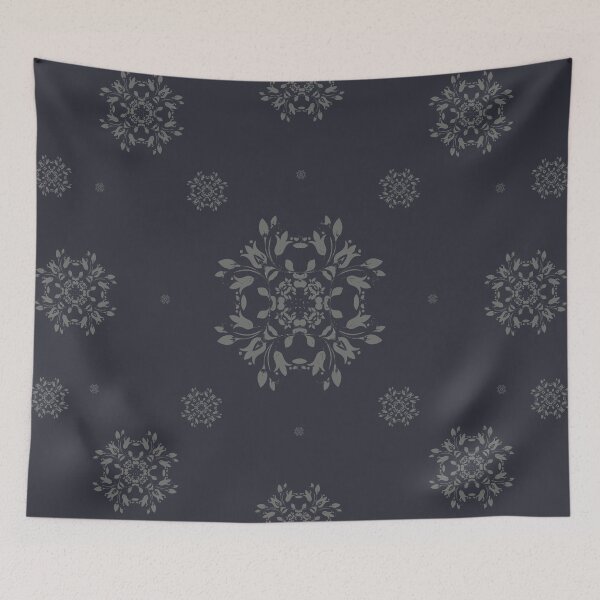 Item preview, Mandala abstract silver purple pattern art designed and sold by patternsplus.