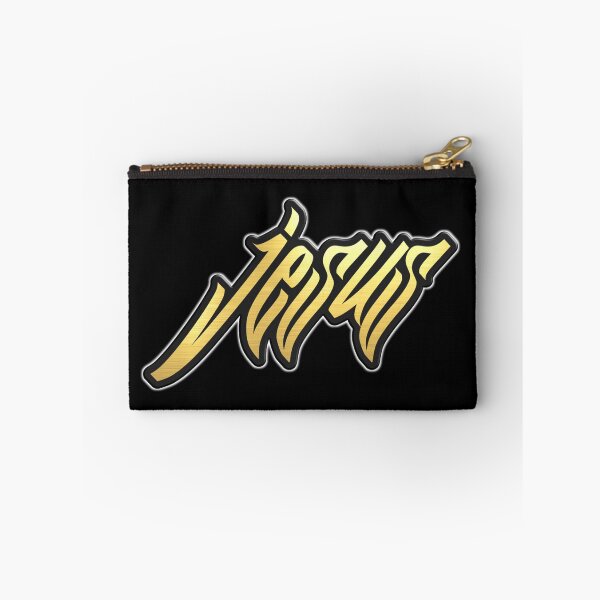 Item preview, Shiny black and Gold JESUS word ver6 designed and sold by smARTwork.