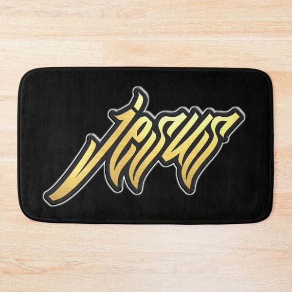 Item preview, Shiny black and Gold JESUS word ver6 designed and sold by smARTwork.