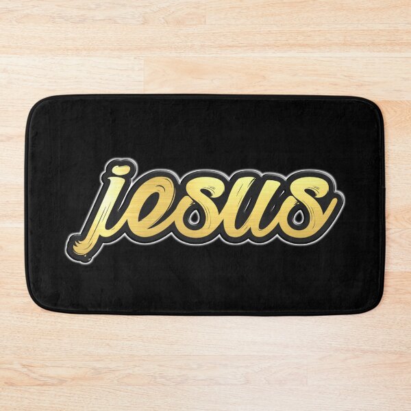 Item preview, Shiny black and Gold JESUS word ver8 designed and sold by smARTwork.