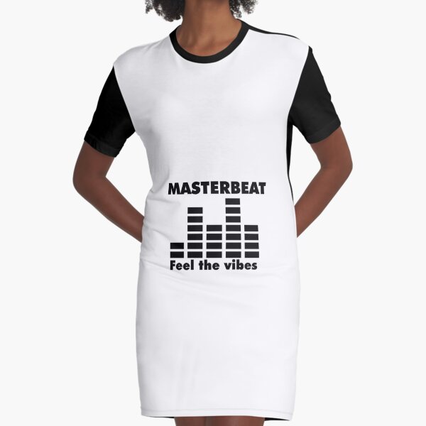 MASTER OF BEAT Graphic T-Shirt Dress