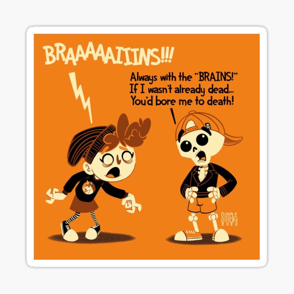 Drawlloween 2020 Day 18- Undead Sticker