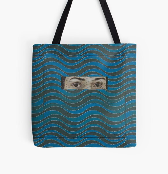 Tide, Aimée García, Cuban Art, Contemporary Cuban Art Bolsa estampada de tela