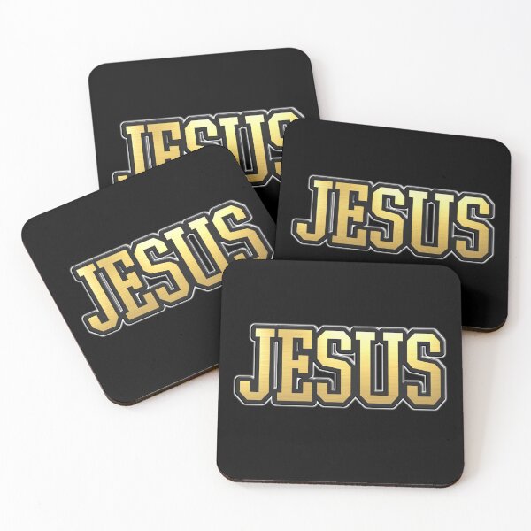 Item preview, Shiny black and Gold JESUS word ver11 designed and sold by smARTwork.