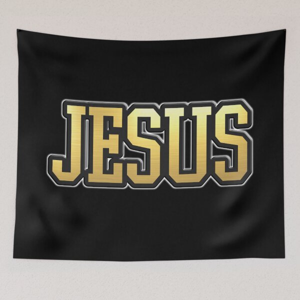 Item preview, Shiny black and Gold JESUS word ver11 designed and sold by smARTwork.