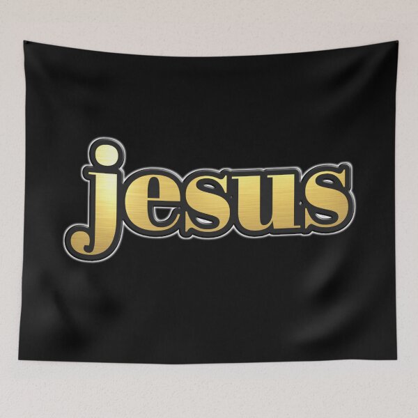 Item preview, Shiny black and Gold JESUS word ver12 designed and sold by smARTwork.