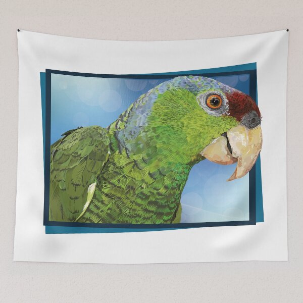 Item preview,  lilac-crowned parrot designed and sold by obscurite.