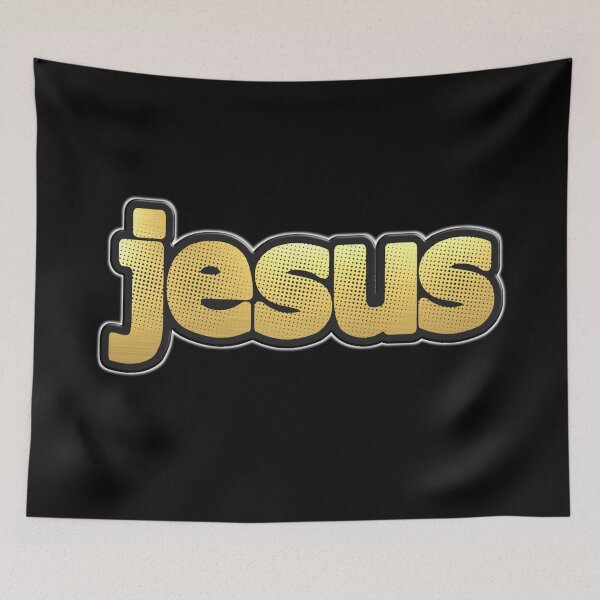 Item preview, Shiny black and Gold JESUS word ver13 designed and sold by smARTwork.