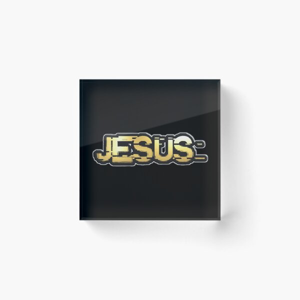 Item preview, Shiny black and Gold JESUS word ver14 designed and sold by smARTwork.