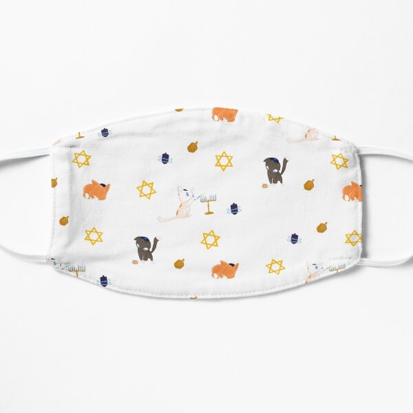 Chanukats the Hanukkah Cats Flat Mask