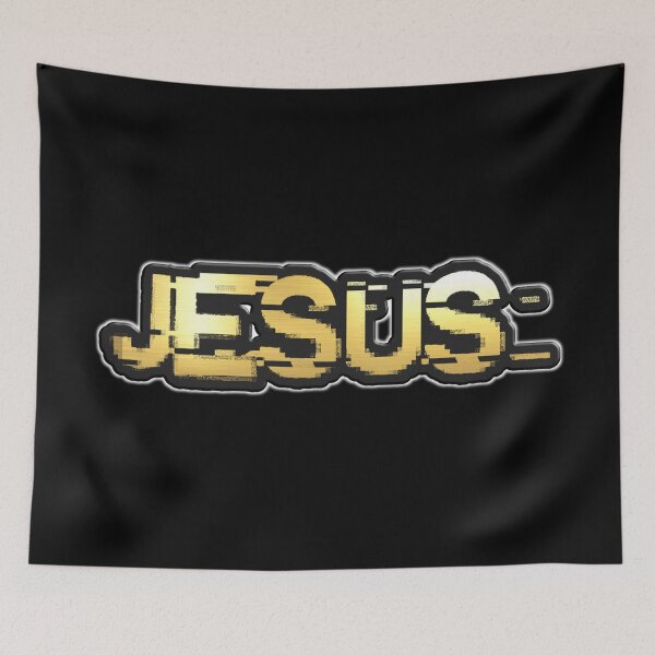 Item preview, Shiny black and Gold JESUS word ver14 designed and sold by smARTwork.