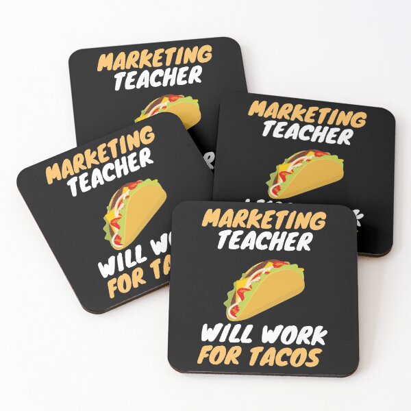 Item preview, marketing teachers love tacos designed and sold by SnowballStep.