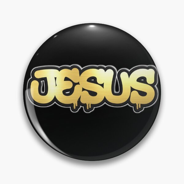 Item preview, Shiny black and Gold JESUS word ver15 designed and sold by smARTwork.