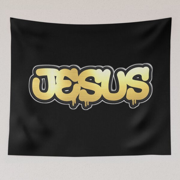 Item preview, Shiny black and Gold JESUS word ver15 designed and sold by smARTwork.