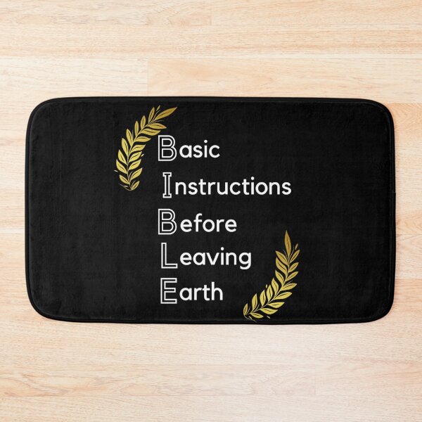 Item preview, B I B L E- Basic instruction before leaving the earth! Read your Bible and prepare designed and sold by DaughterofYah.