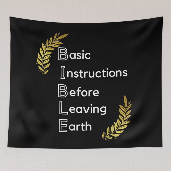 Item preview, B I B L E- Basic instruction before leaving the earth! Read your Bible and prepare designed and sold by DaughterofYah.