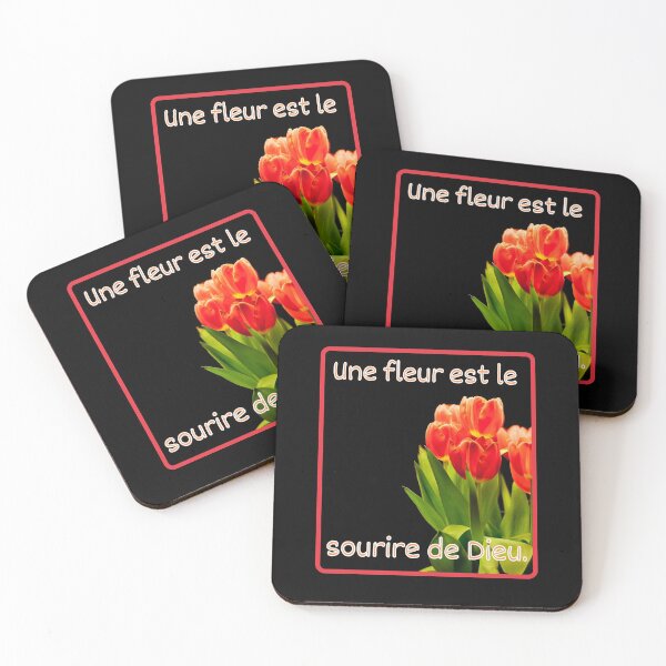 Item preview, A flower is the smile of God.In French  designed and sold by TheVine.
