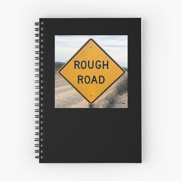 Item preview, Señal o símbolo auténtico de la foto de carretera áspera designed and sold by SignsAreReal.