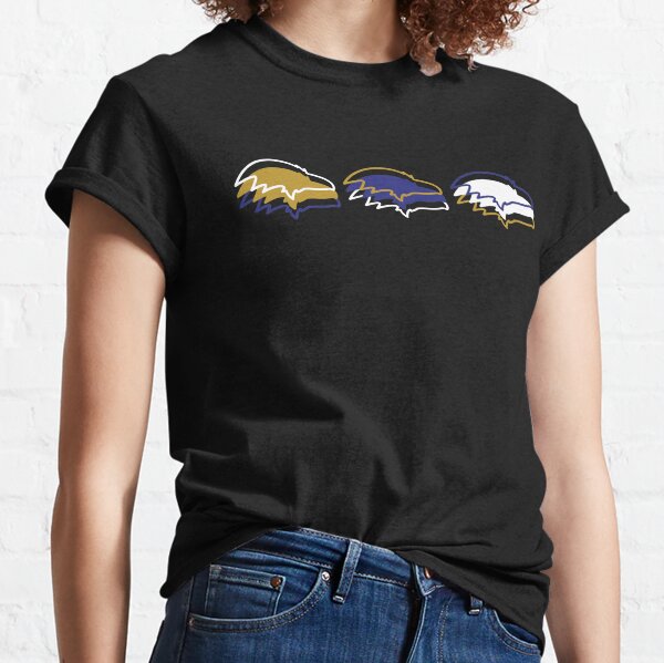 Wild Bill's Sports Apparel :: Ravens Gear :: Women's Raven FAN Gear ::  Shirts :: Baltimore Ravens Expect To Be Loud Ladies Graphic T-Shirt