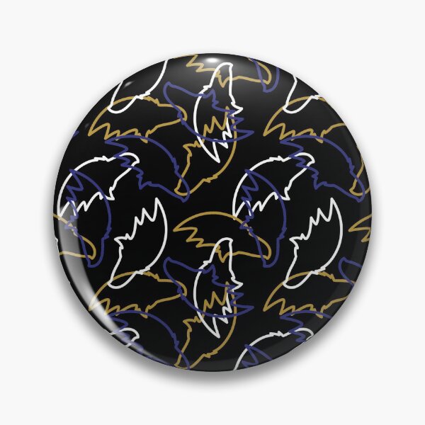 Item preview, Baltimore Ravens Pattern, Black Background designed and sold by brittlouise.