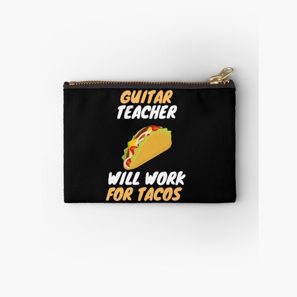 Item preview, guitar teachers love tacos designed and sold by SnowballStep.