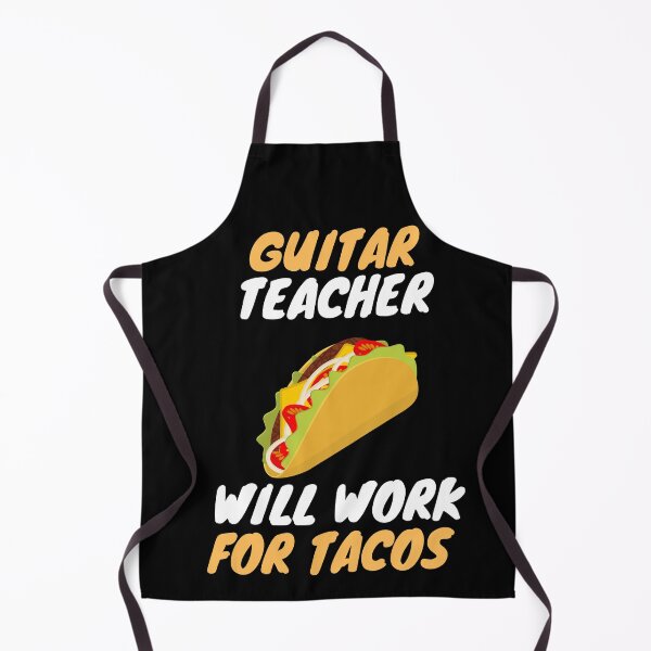 Item preview, guitar teachers love tacos designed and sold by SnowballStep.