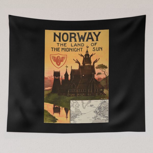 Item preview, retro Norway designed and sold by CorasPosters.