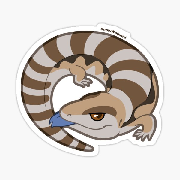 Item preview, Little Blue Tongue Skink designed and sold by SnowWolpard.