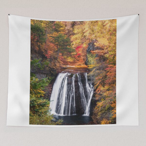Item preview, Autumn Waterfall in Nagano, Japan designed and sold by Jordan McChesney.