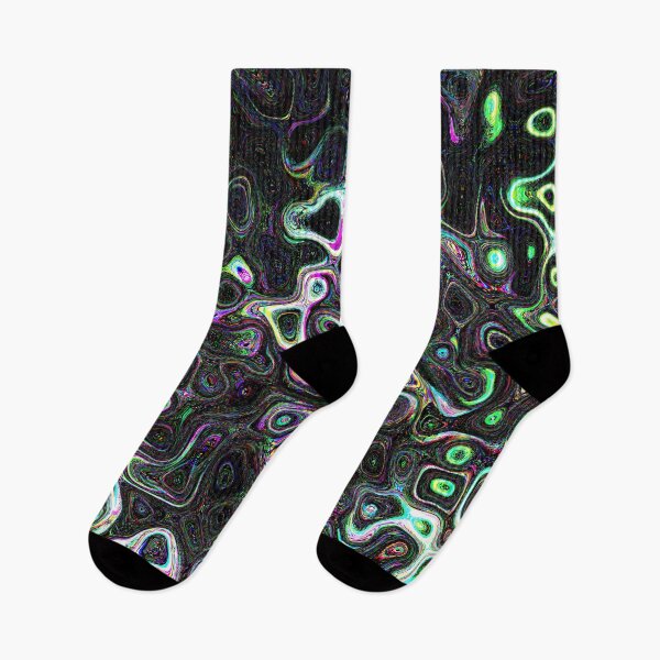 Item preview, Abstract Fluid Cyberpunk Pattern designed and sold by Dator-Abstracts.