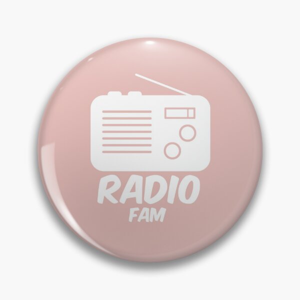 Item preview, The Radio Fam White Logo  designed and sold by TheRadioFam.