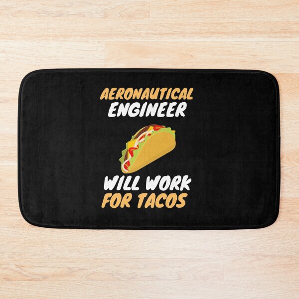 Item preview, aeronautical engineer love tacos designed and sold by SnowballStep.