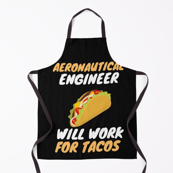 Item preview, aeronautical engineer love tacos designed and sold by SnowballStep.