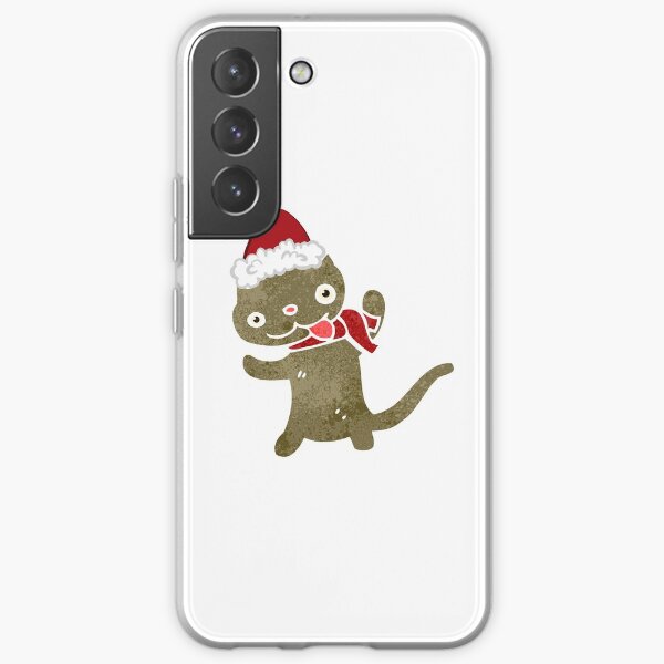 Cute Christmas Cat Samsung Galaxy Soft Case