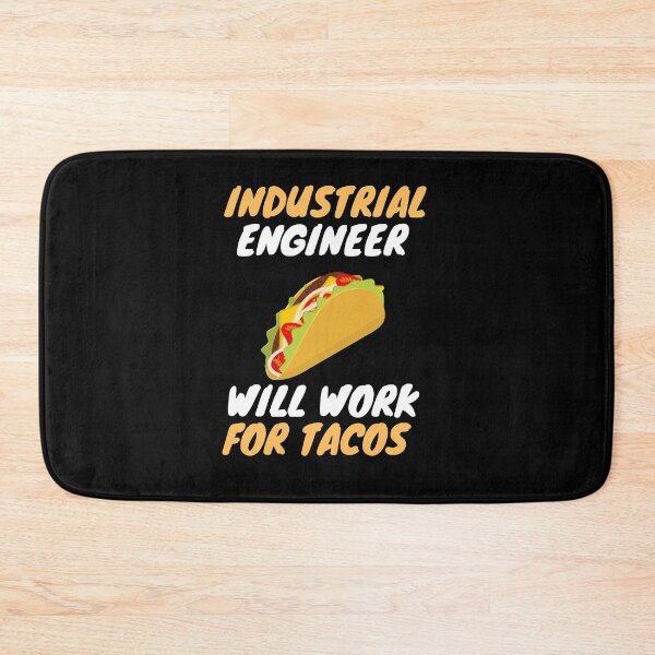 Item preview, Industrial engineer love tacos designed and sold by SnowballStep.