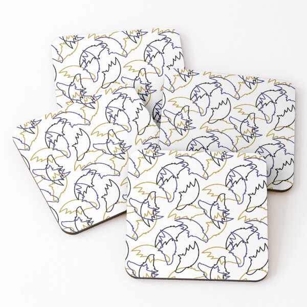 Item preview, Baltimore Ravens Pattern, White Background designed and sold by brittlouise.