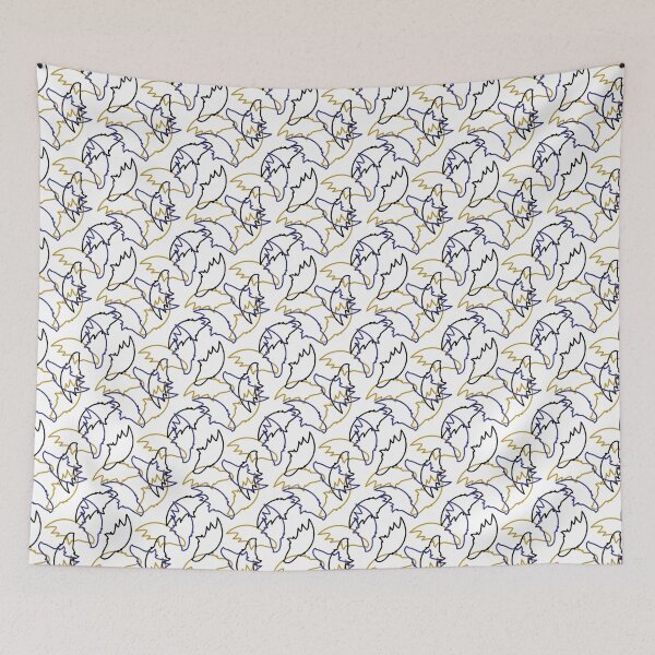 Item preview, Baltimore Ravens Pattern, White Background designed and sold by brittlouise.