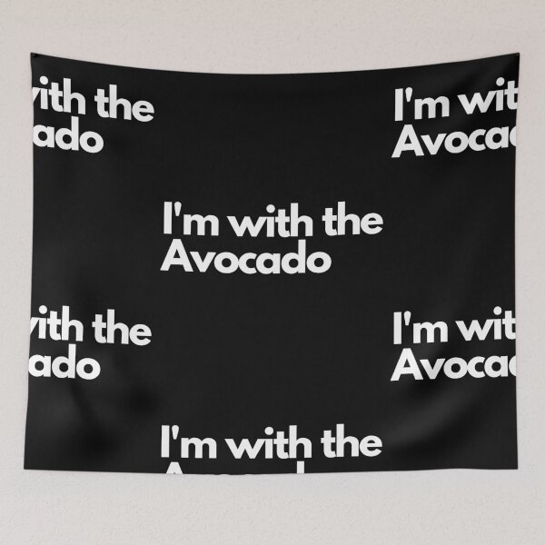 Item preview, Im with the Avocado designed and sold by Imaginative Expressions⭐️ ⭐️ ⭐️ ⭐️ ⭐️.