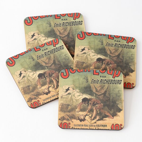 Item preview, retro jean loup           designed and sold by CorasPosters.