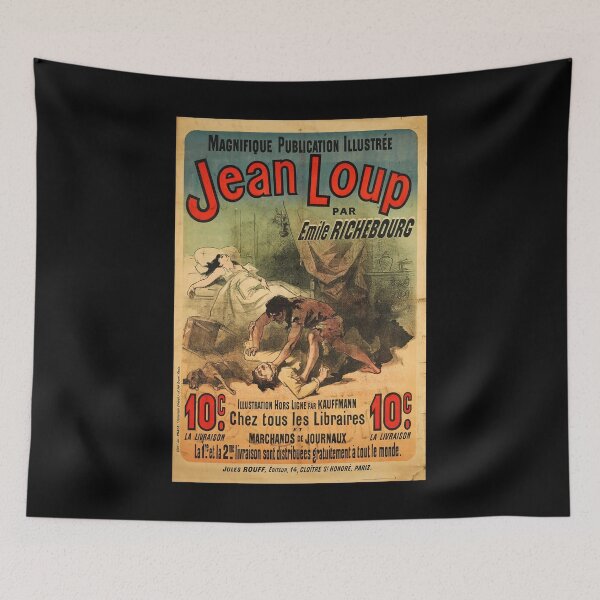 Item preview, retro jean loup           designed and sold by CorasPosters.