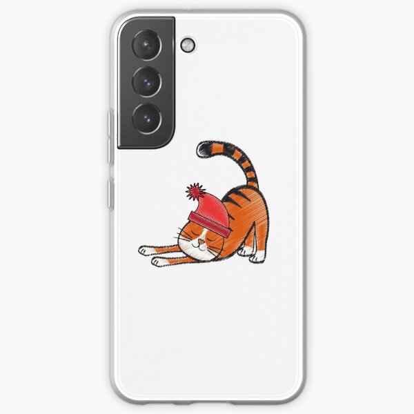 Cute Christmas Cat Samsung Galaxy Soft Case
