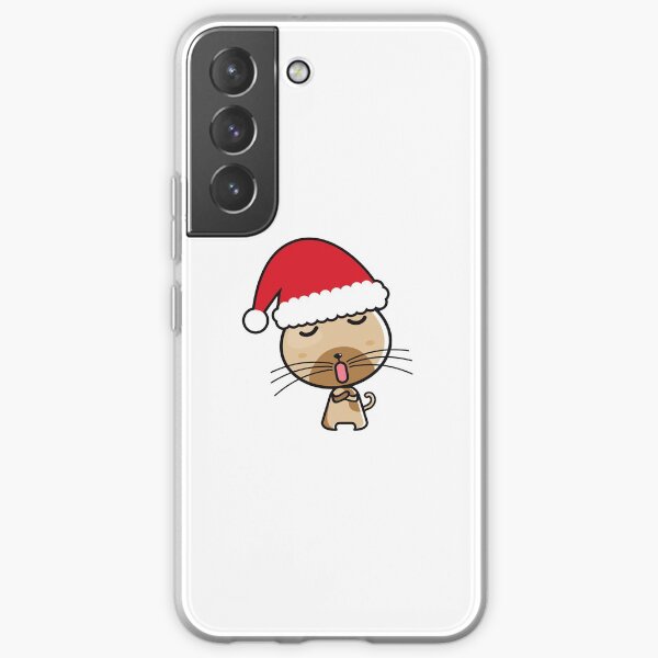Cute Christmas Cat Samsung Galaxy Soft Case