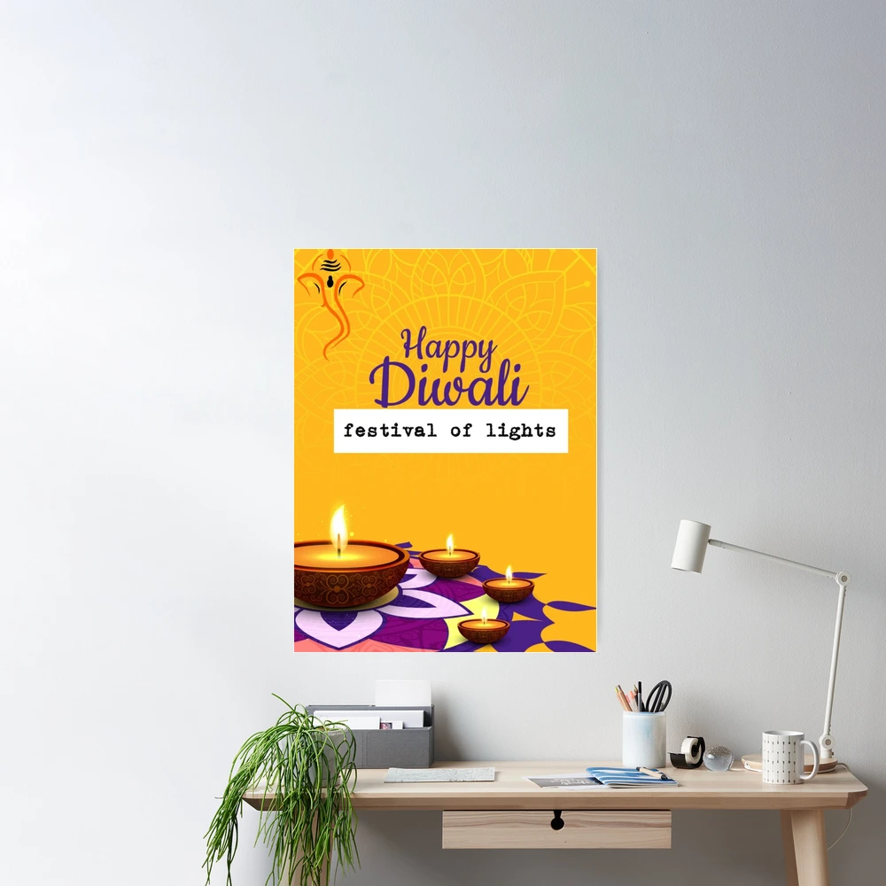 Happy Diwali Day Poster Design 11490834 Vector Art at Vecteezy