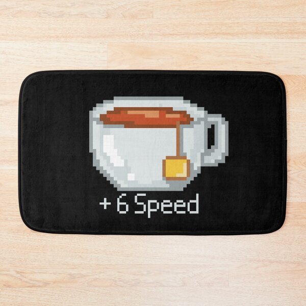 Item preview, Pixelated Tea Cup Plus 6 Speed designed and sold by MixedBagMerch.