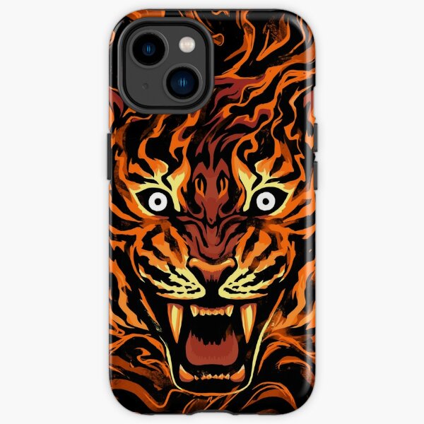 Fire tiger iPhone Case for Sale by Entomologize