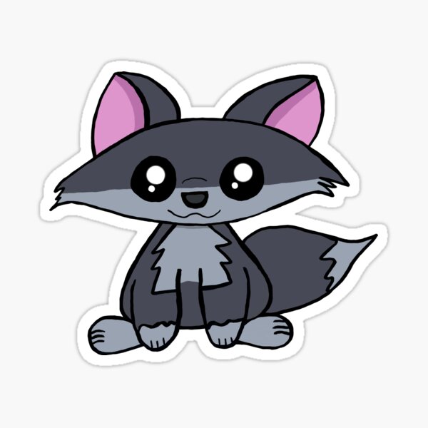 Lil Critters: Wolfe The Gray Wolf Sticker