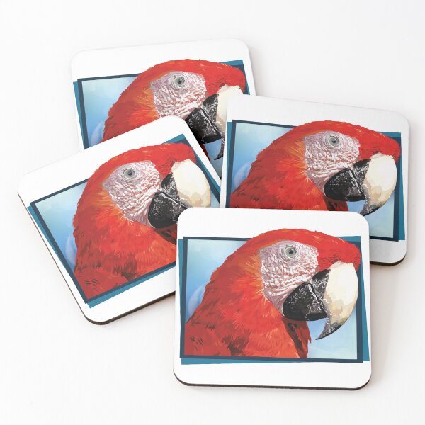 Item preview, red macaw designed and sold by obscurite.